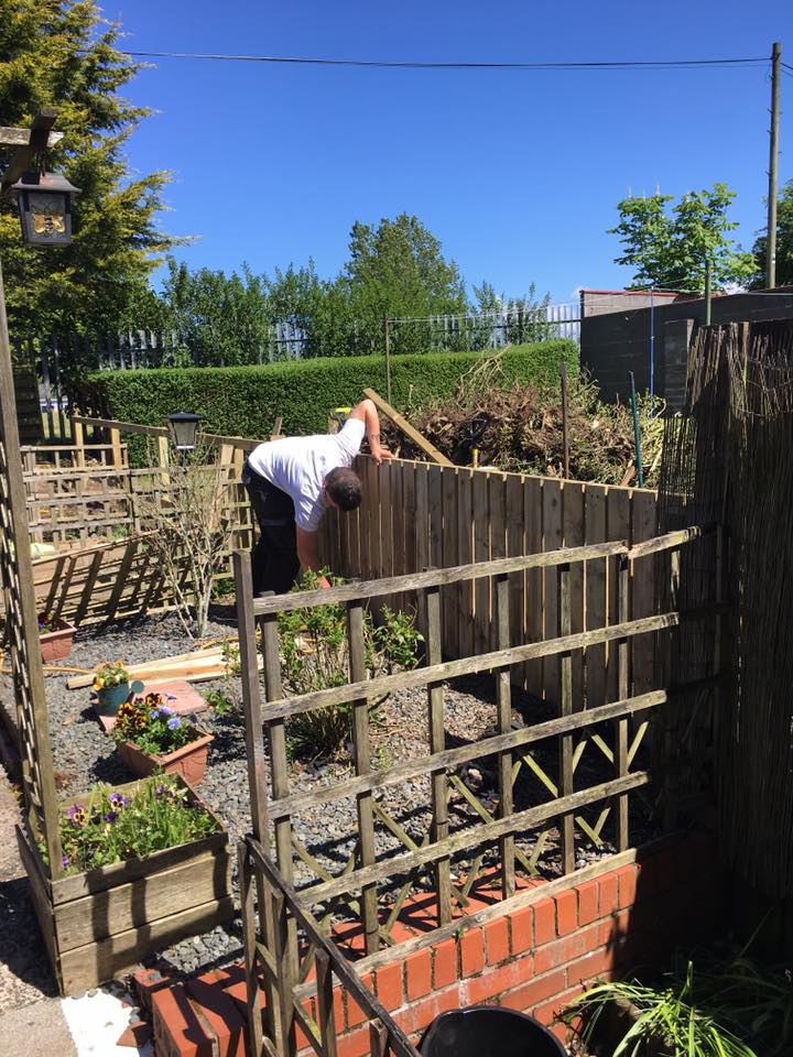 Regular garden maintenance with neat borders and lawn